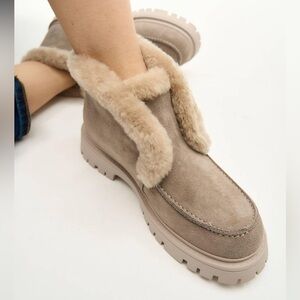 Lonza Vail Boots | Beige